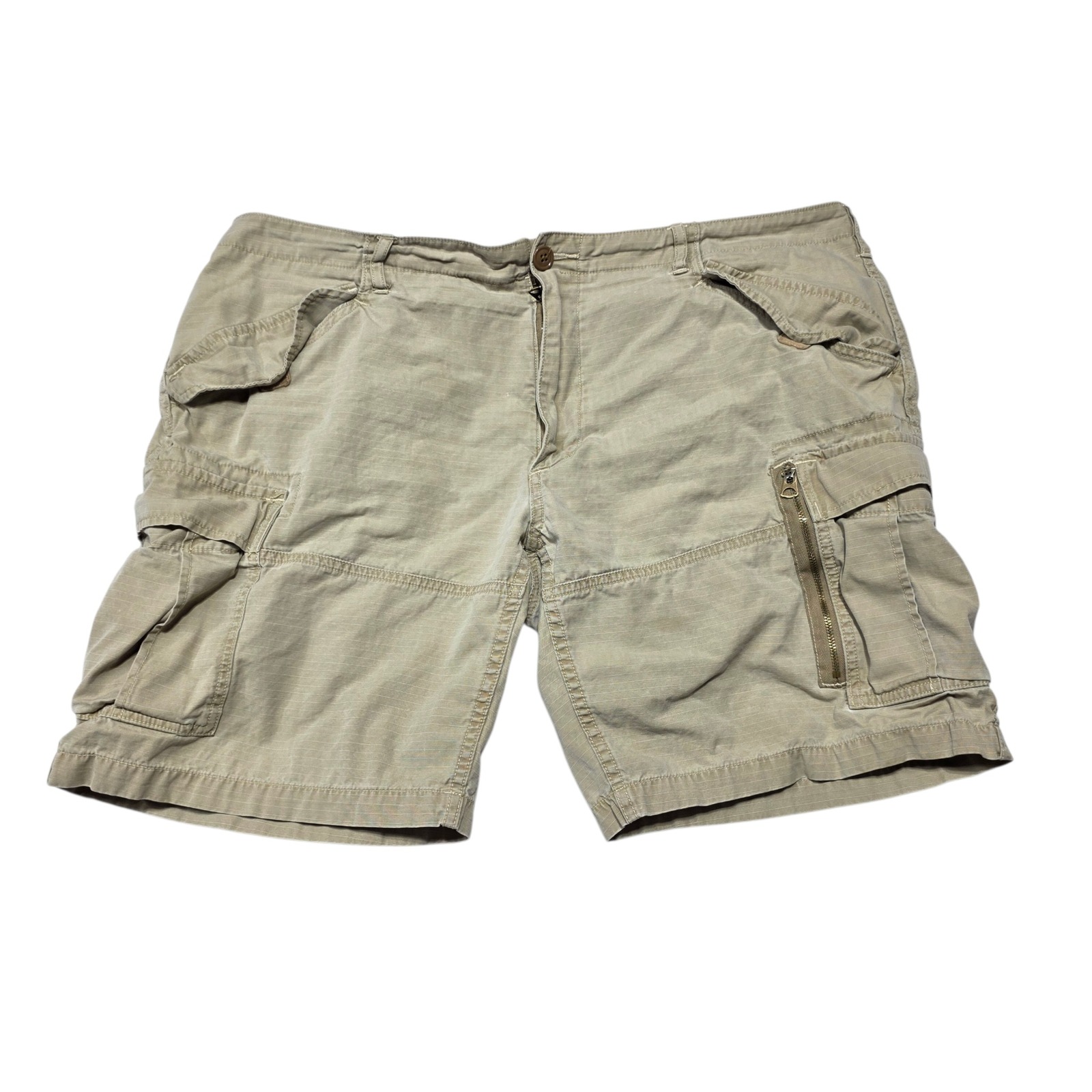 Polo Ralph Lauren Cargo Shorts Mens 40 Khaki Utility Ripstop Cotton Gorpcore
